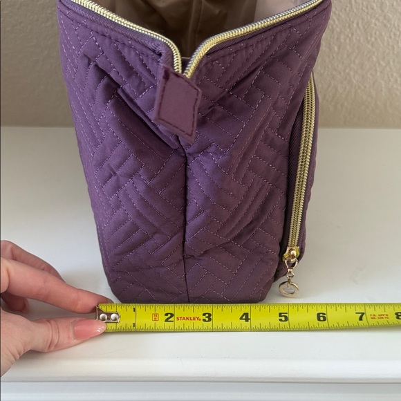 Purple Quilted Women's Bag size large - Picture 12 of 12